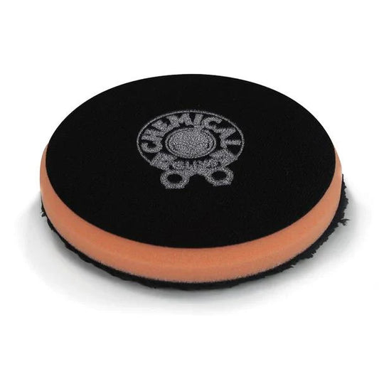 CHEMICAL GUYS BLACK OPTICS MICROFIBER ORANGE CUTTING PAD